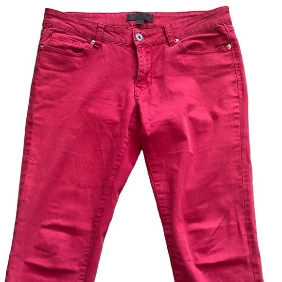Mechanic Low Rise Red Ankle Jeans. Size 11. - Picture 3 of 9